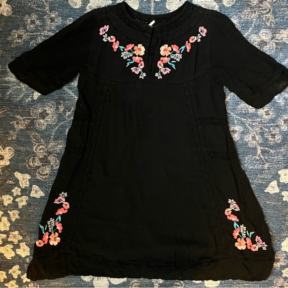 Free People Embroidered Tunic/Mini Dress - Picture 1 of 6